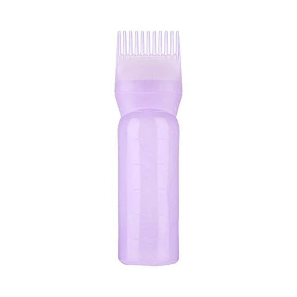 Flacon Applicateur De Peigne De Racine, Applicateur De Bouteille De Teinture Pour Cheveux, Bouteille Applicatrice De Peigne, 