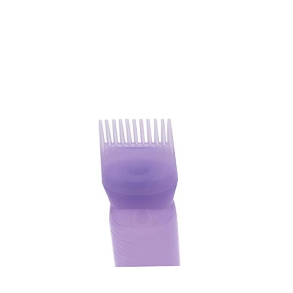 Rouleaux, colorant capillaire Applicateur Root peigne applicateur Bouteille de coloration de cheveux avec pinceau 120 ml viol