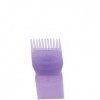 1 flacon applicateur de cheveux avec brosse graduée, peigne à racine, 120 ml, violet, M, Autres pierres précieuses