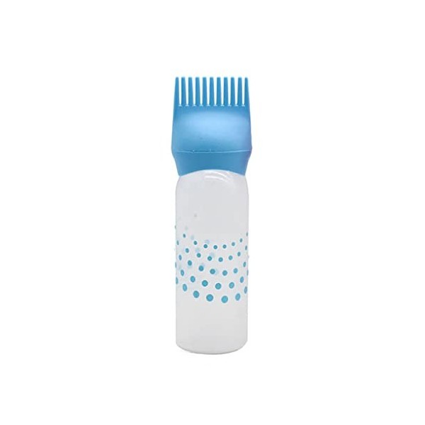 rongweiwang Barber Shop Hair Dye Applicator Bottle Filling Brush Dispenser Hairstyling, Bleu