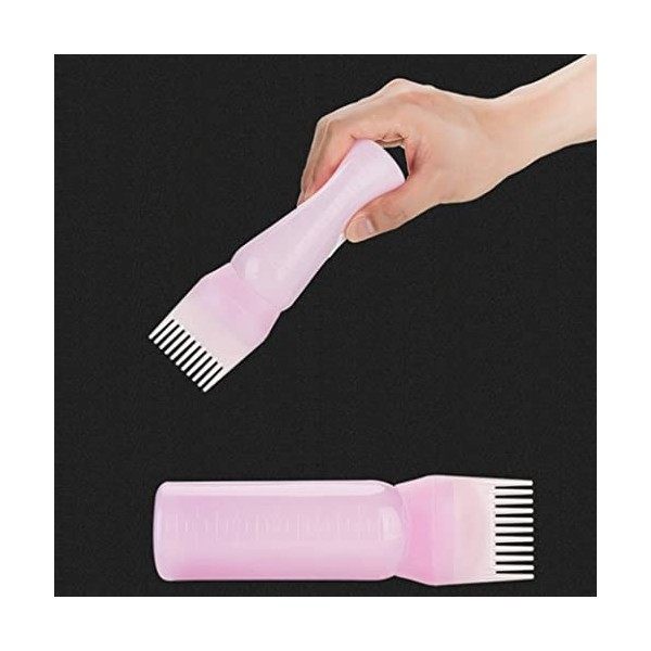 120ml Applicateur De Bouteille De Teinture Pour Cheveux Avec Gradient Brosse Racine Peigne Cheveux Teinture Bouteille Brosse 