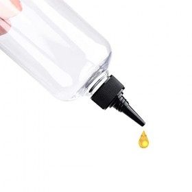 AOVNA Flacon applicateur de 500 ml pour huile capillaire - Outil applicateur de couleur - Flacons souples en plastique pour s