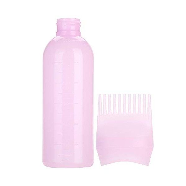 160ml Flacon de pinceaux de teinture pour cheveux, Applicateur de Bouteille de Teinture pour Cheveux avec Brosse flacon léger