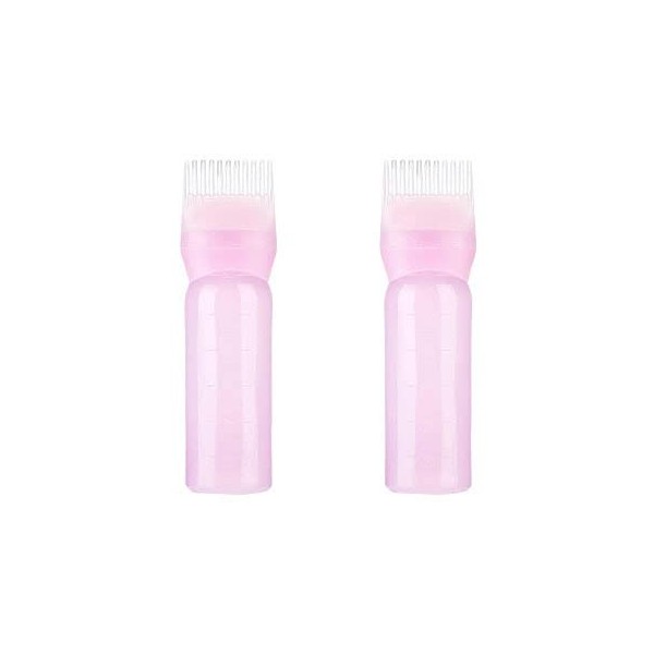 2Pcs Applicateur De Peigne De Racine Bouteille Dhuile De Cheveux Applicateur De Bouteille Dhuile Cheveux Applicateur Dhuil