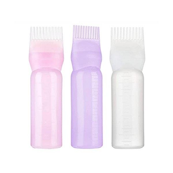 2Pcs Applicateur De Peigne De Racine Bouteille Dhuile De Cheveux Applicateur De Bouteille Dhuile Cheveux Applicateur Dhuil