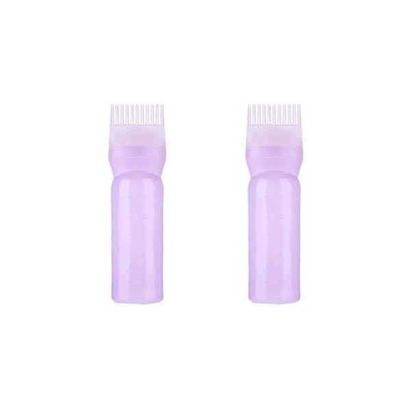 2Pcs Applicateur De Peigne De Racine Bouteille Dhuile De Cheveux Applicateur De Bouteille Dhuile Cheveux Applicateur Dhuil