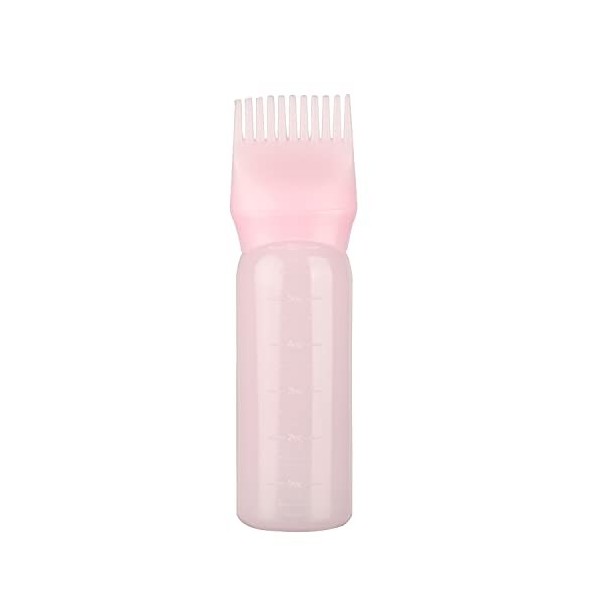 NAUZE 1 pinceau applicateur de teinture pour cheveux rose - Peigne applicateur de teinture pour cheveux - Flacon de traitemen