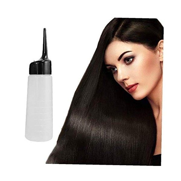 1 Pc En Plastique Bouteille Salon Leakproof Applicateur Nettoyage Lavage Des Cheveux Pot Bouteille Longue Astuce Pour Lappli