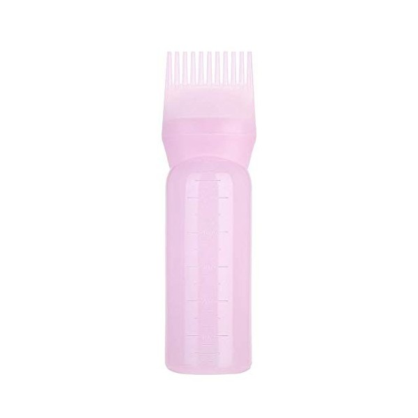 Bouteille de colorant de pompe de distributeur de couleur de cheveux avec léchelle graduée colorant la brosse de peigne de t