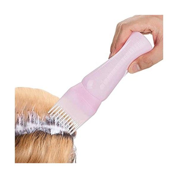 Bouteille D Applicateur De Peigne De Racine, Brosse De Bouteille De Teinture Capillaire, Peigne De Bouteille De Teinture Cap