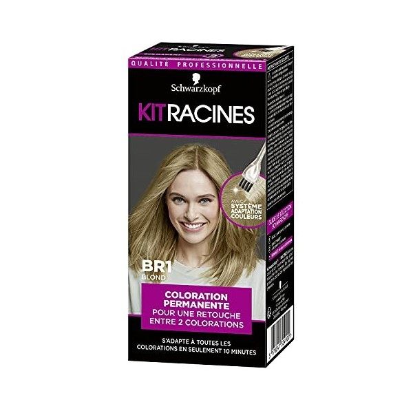 Schwarzkopf - Kit Racines - Coloration Racines Cheveux Permanente - Enrichie d’une huile nourrissante - Couverture Cheveux Bl