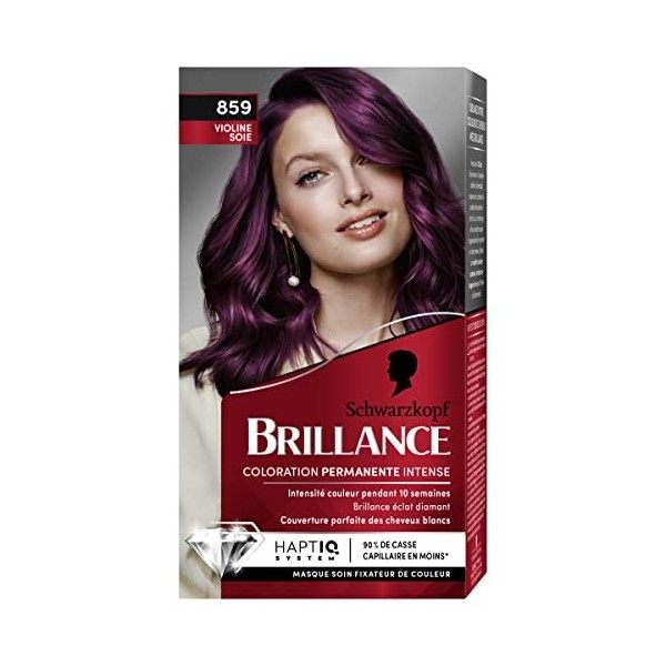 Schwarzkopf - Brillance - Coloration Cheveux Permanente Intense - Brillance Eclat Diamant - Couverture Parfaite des Cheveux B
