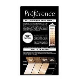 LOréal Paris Préférence Décoloration Permanente Blond Platine Absolu