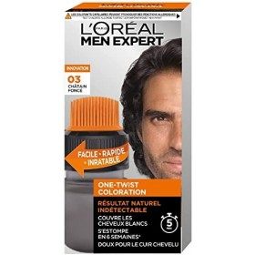 LOréal Paris Men Expert - Coloration pour Homme - One Twist Coloration - Teinte : Châtain Naturel 04 