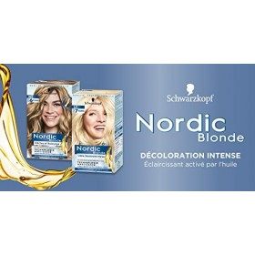 Nordic Blonde L1 - Crème Décolorante Intense - Anti Reflets-jaunes - Technologie Anti-casse - Décolore Jusquà 7 Tons - Sans 
