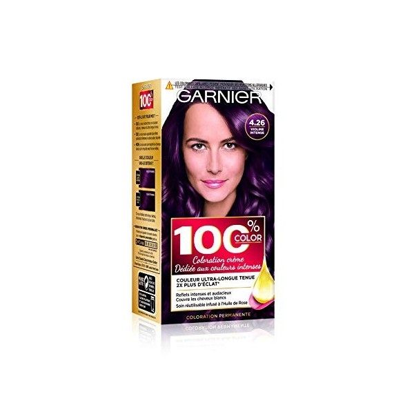 Garnier 100% Color Coloration Permanente 4.26 Violine Intense violet