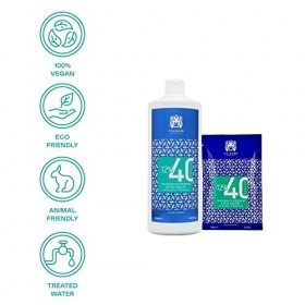 Valquer Profesional Premium Oxygéné Ultra-Crémeux 40 Vol 12% . Eau Oxygénée pour les Colorants. Coloration Permanente des Ch