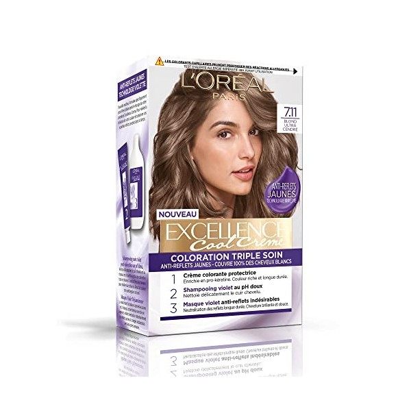LOréal Paris - Excellence Cool Crème 7.11