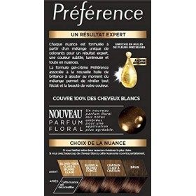 LOréal Paris Préférence Coloration Permanente Cheveux - Nuance : Tahiti 4.0 - Châtain