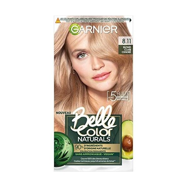 Garnier - Coloration Permanente Sans Ammoniaque - 90% dIngrédient dOrigine Naturelle - Formule Vegan - Belle Color Naturals