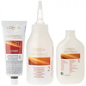 LOréal Paris - Excellence Age Perfect - Coloration Permanente Cheveux Matures et Très Blancs, Nuance 7, Blond foncé, 6 Unité