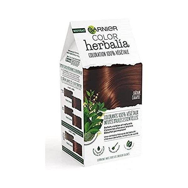 Garnier Color Herbalia - Coloration 100% végétale - Châtain Caramel