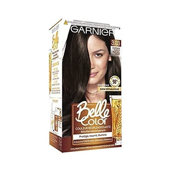 Garnier Belle Color C6062874 Les Châtains Eclat 4.8 Châtain Mocha - Lot de 2