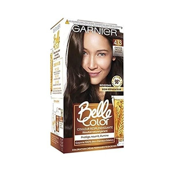 Garnier Belle Color C6062874 Les Châtains Eclat 4.8 Châtain Mocha - Lot de 2