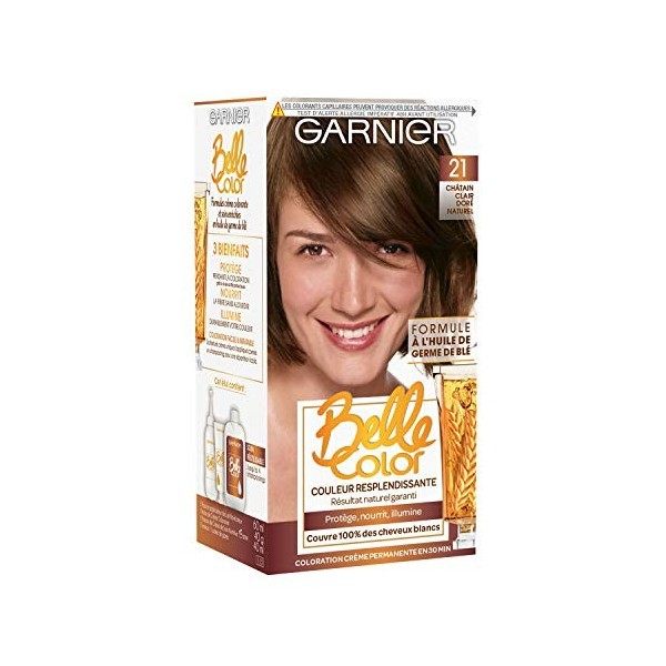 Garnier Belle Color C6062874 Les Châtains Eclat 4.8 Châtain Mocha - Lot de 2