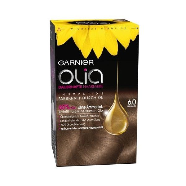 Garnier Olia Coloración Permanente Sin Amoniaco Para Un Olor Agradable Con Aceites Florales De Origen Natural - Rubio Oscuro 