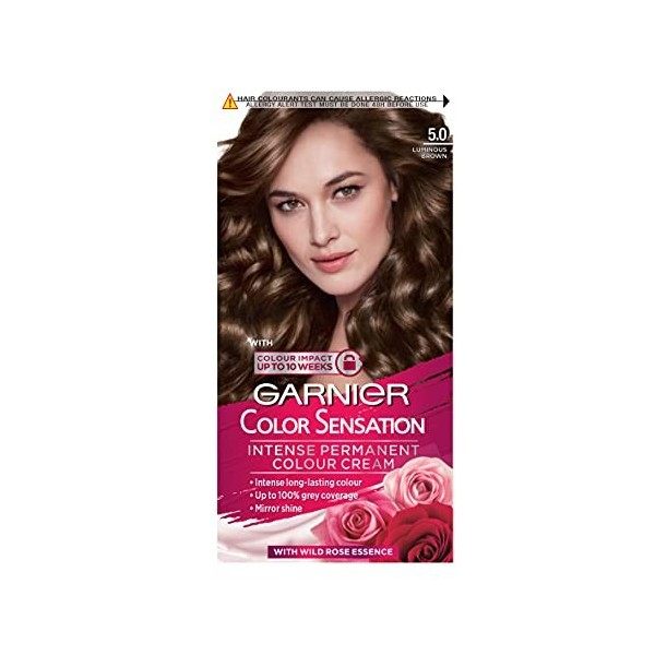 Garnier Color Sensation Intense Permanent Colour Cream 6.0 Precious Light Brown