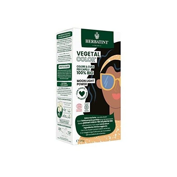 Herbatint Vegetal Color - Coloration végétale 100% naturelle et bio CHERRY RED POWER - Cerise 100 gr