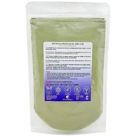 Indigo Powder - 100 gr - Teinture pour les cheveux à base de plantes obtenue à partir des feuilles de plante indigo. Il donne