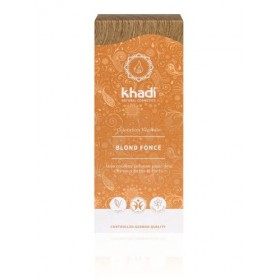 khadi BLOND FONCÉ Coloration Végétale, dun blond mat et cendré à foncé, 100% naturel, vegan et sans ingrédients synthétiques