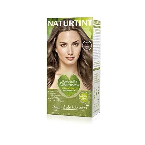 Naturtint 6.45 BLOND AMBRÉ FONCÉ | Coloration permanente | 100% Couverture Cheveux Blancs | Couleur Naturelle et Longue Durée