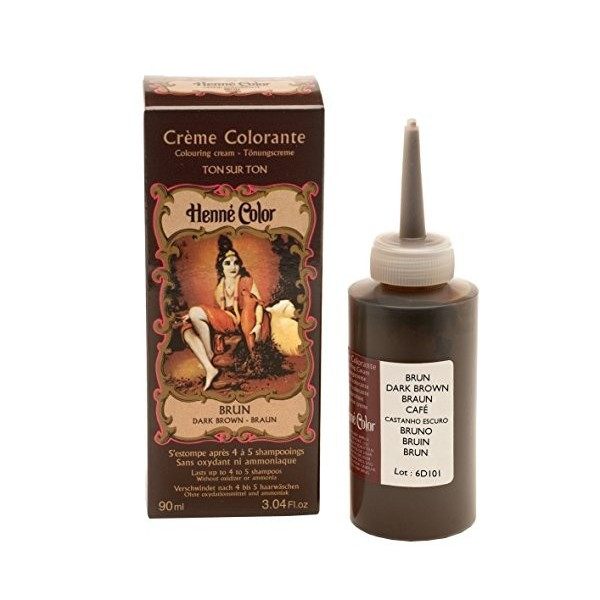 Henné Color Crème Colorante Noir 90 ml