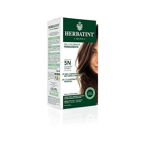 Phytoceutic Herbatint 5N/Châtain Clair Gel Permanent 150 ml