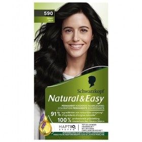 Schwarzkopf - Natural & Easy - Coloration Permanente Naturelle Cheveux - Huile dolive et Extrait de Lavande - 91 % dingrédi