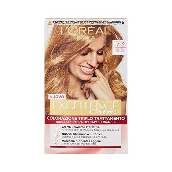 LOREAL Excellence No.7,3 De Blond Doré - Cheveux Dye
