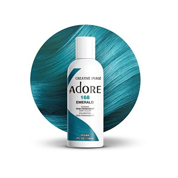 Adore Creative Image Semi-permanent Hair Color 168 Emerald by Adore
