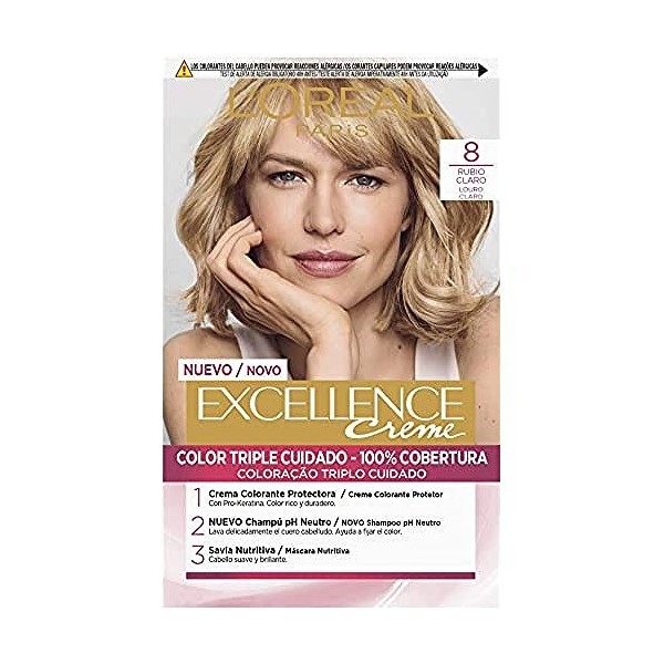 LOréal Expert Professionnel Excellence Crème Tinte 9,3-Rubio Claro Claro Dorado Teinte