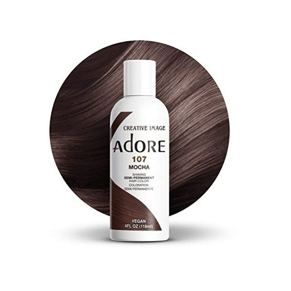 Creative Image Adore Shining Semi-Permanent Hair Color 118 Off Black 118ml Coloration permanente
