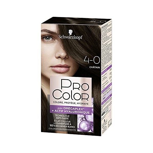 Schwarzkopf - Pro Color - Coloration Permanente Cheveux - Anti-Casse - Technologie Oméga Plex - Tenue Extra Longue Durée - Ch