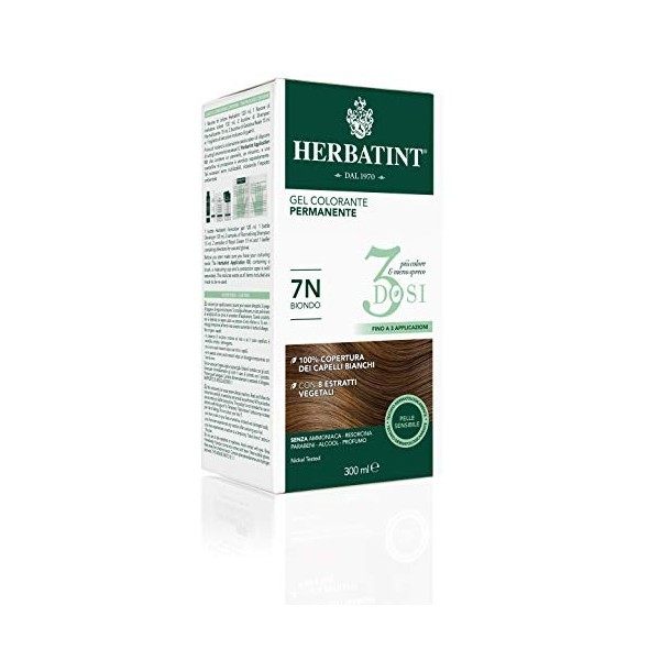 Herbatint Gel Colorant Permanent 3Doses - 4N Châtain 300 ml