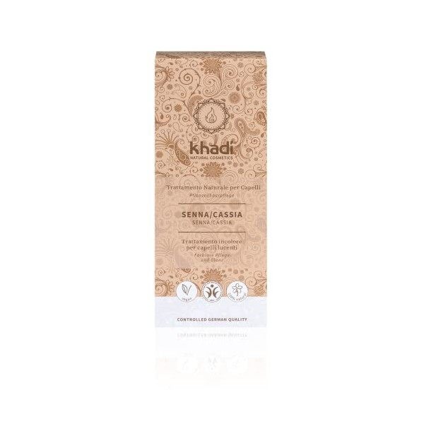 khadi BLOND CLAIR Coloration Végétale, dun blond clair frais à un blond miel chaud, 100% naturel, vegan et sans ingrédients 