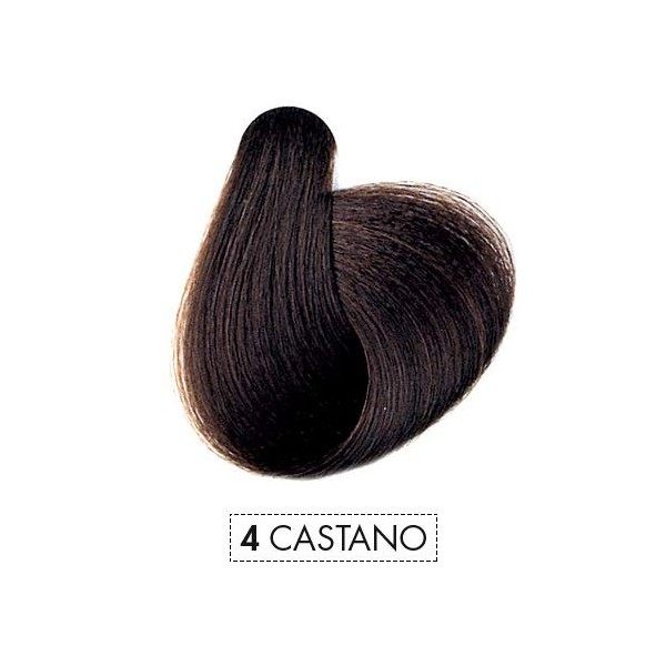 Vera Color - 4 Brun - Coloration Cheveux Sans Ammoniaque - Crème Colorante à la Kératine Végétale, Aloe Vera et Baies de Goji