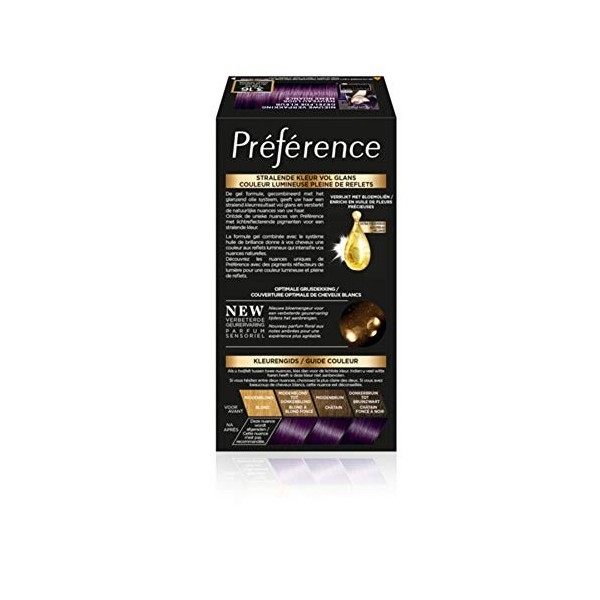 X3 Colorations L OREAL PREFERENCE N°3.16 DEEP PURPLE