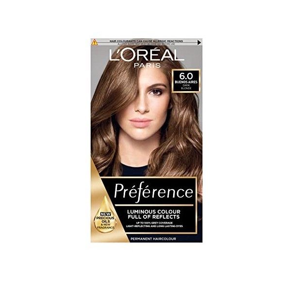 LOréal Paris – Coloration Préférence Infinia, Blond Clair Naturel