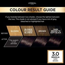 LOreal Paris – Lot de 3 colorations Preference permanente longue durée, couleur 8