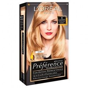 3&nbsp;X loreal Paris Récital Préférence Permanent Couleur 8&nbsp;California Natural Mid Blonde